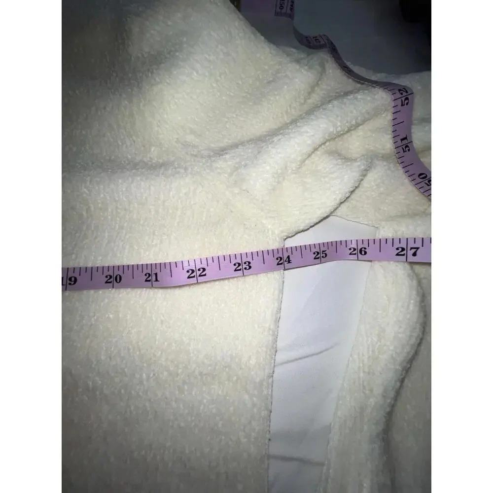 Vintage 1990s Alfred Dunner Cream Knit Collared  Grannycore Sweater Women L‎